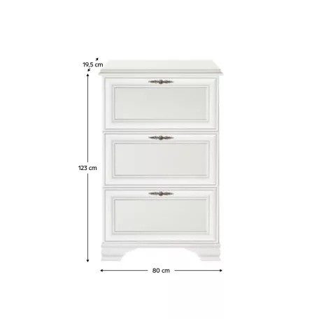 Cipőtartó, alpesi fehér, KENTAK SFB3B