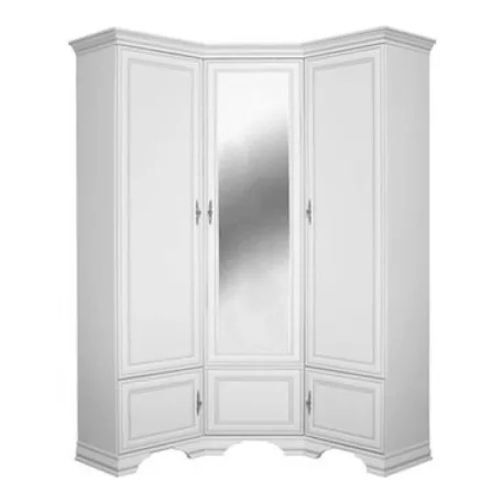 Sarokszekrény, alpesi fehér, KENTAK SZFN5D