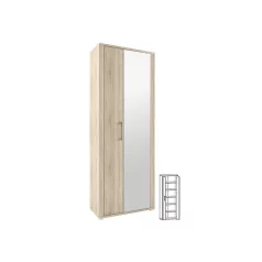 Go 004 könyvespolc + tükör reg1l1d/22/8 sonoma tölgy