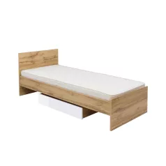ZLATA 012 ágy 90 LOZ/90 tölgy tahoe/fehér