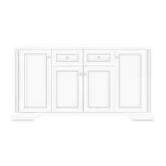 White 009-1 komód 4d2s havas kőris/ezüst fenyő