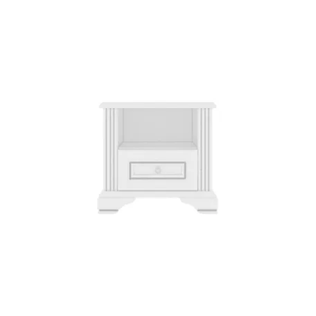 White 015 éjjeliszekrény 1s havas kőris/ezüst fenyő