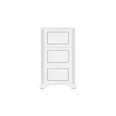 White 019 cipősszekrény 3d havas kőris/ezüst fenyő