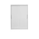 Sara 160 cm tolóajtós gardróbszekrény fehér