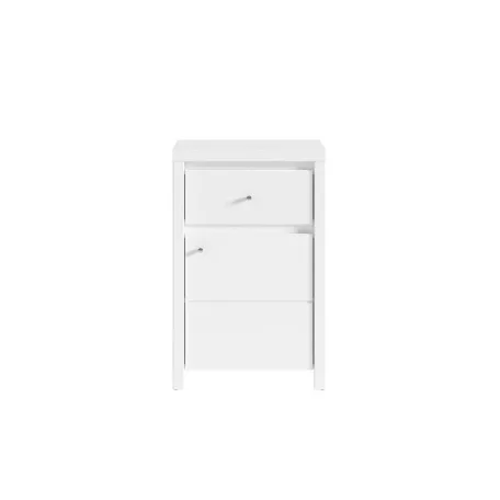 KRISTINA 015 komód KOM 1D1SP  fehér