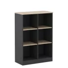 Office New könyvespolc sonoma tölgy/antracit KOM80