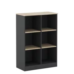 Office New könyvespolc sonoma tölgy/antracit KOM80