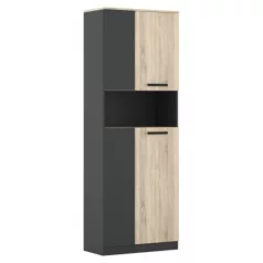 Office New polcos szekrény sonoma tölgy/antracit REG4D