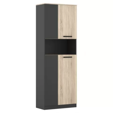 Office New polcos szekrény sonoma tölgy/antracit REG4D