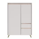 Lounge komód REG2D1S1K kasmír/sonoma