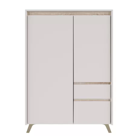 Lounge komód REG2D1S1K kasmír/sonoma