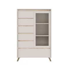 Lounge vitrin REG1W5S1K kasmír/sonoma