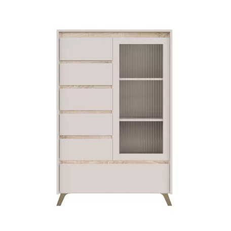 Lounge vitrin REG1W5S1K kasmír/sonoma