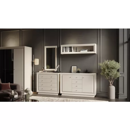 Largo Classic 1K éjjeliszekrény kasmír