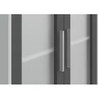 KABI REG2W2D polcos szekrény hamu/antracit 