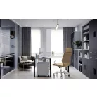 KABI REG2W2D polcos szekrény hamu/antracit 