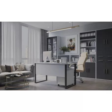 KABI REG53/114 polcos szekrény hamu/antracit 