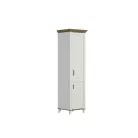 Kandy polcos szekrény Reg2D alpesi fehér/sötét tölgy