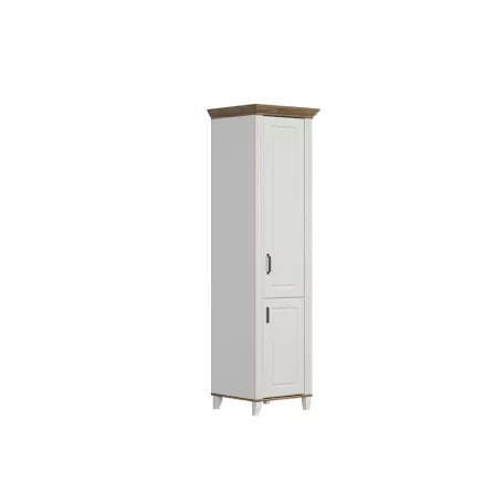 Kandy polcos szekrény Reg2D alpesi fehér/sötét tölgy