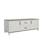 Kandy Tv szekrény 2D2S alpesi fehér/sötét tölgy