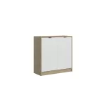 Nepon ajtós komód cremona tölgy/fehér KOM2D