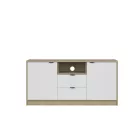 Nepon tv szekrény cremona tölgy/fehér KOM2D2S