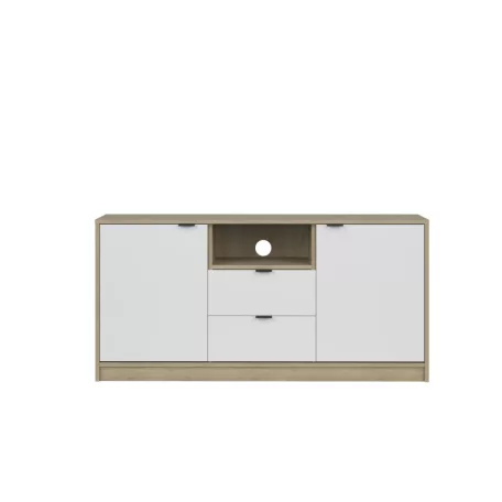 Nepon tv szekrény cremona tölgy/fehér KOM2D2S