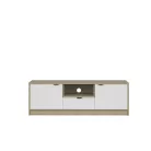 Nepon Tv szekrény cremona tölgy/fehér RTV2D1K