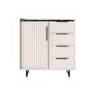 Fresko komód kasmir- sötét márvány Kom1d4s