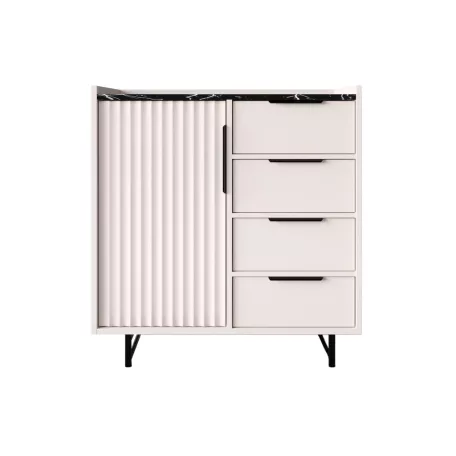 Fresko komód kasmir- sötét márvány Kom1d4s