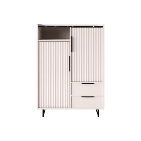 Fresko komód kasmir- sötét márvány Kom2d2s