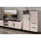 Fresko komód kasmir- sötét márvány Kom2d2s