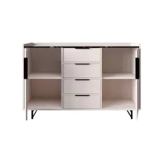 Fresko komód kasmir- sötét márvány Kom2d4s