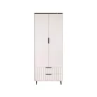 Fresko polcos gardróbszekrény szekrény kasmir- sötét márvány Szf2d2s