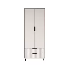   Fresko polcos gardróbszekrény szekrény kasmir- gesztenye arvadonna Szf2d2s