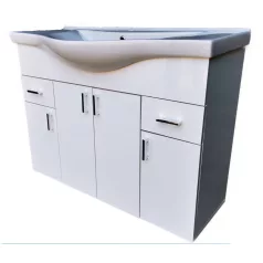   Viva STYLE Ekonomik 100 lábon álló fürdőszobabútor Sanovit ALBATROS 10100 mosdókagyló 99,5x46,5cm