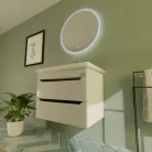 TMP SHARP fali fürdőszobabútor CeraStyle SHARP - 37100 mosdóval - 60 x 48 cm