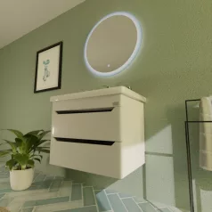   TMP SHARP fali fürdőszobabútor CeraStyle SHARP - 37100 mosdóval - 60 x 48 cm