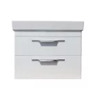 TMP LUX 80 fali fürdőszobabútor - CeraStyle SHARP - 37300 mosdóval - 80 x 48 cm