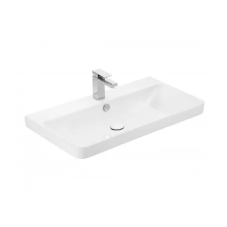 TMP LUX 80 fali fürdőszobabútor - Sanovit LUXURY - 11080 porcelán mosdóval - 80,5 x 46 cm