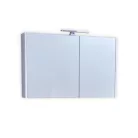 TMP SHARP Tükrös fürdőszobai szekrény LED világítással - 100 cm