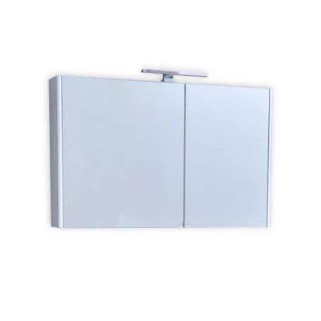 TMP SHARP Tükrös fürdőszobai szekrény LED világítással - 100 cm