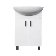   TMP LINE Ekonomik 45 lábon álló fürdőszobabútor Sanovit ZENON 6045 porcelán mosdóval 45x40cm