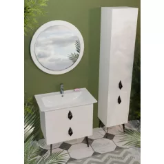   TMP KEOPS CeraStyle BLUE 70 - 42200 mosdóval - lábon álló fürdőszobabútor 70 x 47 cm