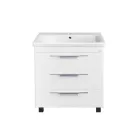 TMP TRIO 80 lábon álló fürdőszobabútor Sanovit LUXURY - 11080 porcelán mosdóval - 80,5 x 46cm