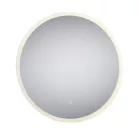 TMP LUX Touch fürdőszobai tükör - KEREK - LED világítással - érintő kapcsolóval - Ø 80 cm