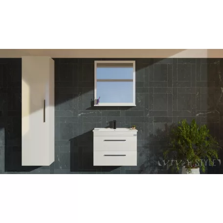 TMP VIVA 100 fali fürdőszobabútor Sanovit ATRIA 9100 porcelán mosdóval - 100 x 45,5 cm