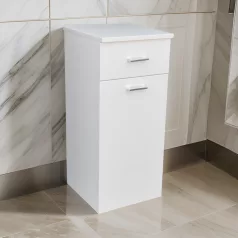   Viva STYLE fürdőszobai ÁLLÓSZEKRÉNY 85 alacsony szennyestartós -1 fiók 35 x 33 x 85 cm