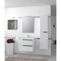   PIRAMIDA EURIDIKA fali függesztett fürdőszobabútor öntött márvány mosdóval 65 cm