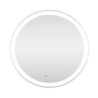 Viva AURA Led TOUCH fürdőszobai tükör - páramenetesítővel - órával - átm. 60 cm